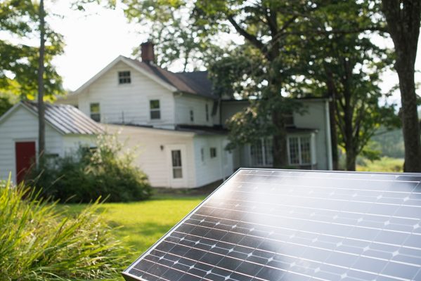 fotovoltaico in giardino
